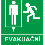 Piktogram evakuačního výtahu.